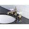 Kingston Brass KC7063PX Vintage 8" Widespread Bathroom Faucet, Antique Brass KC7063PX - alternate 4